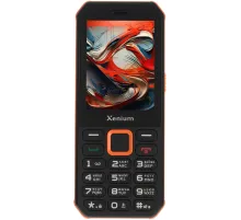 Мобильный телефон Xenium X300 черный/оранжевый моноблок 2Sim 2.8" 240x320 Nucleus 0.3Mpix GSM900/1800 MP3 FM microSD max32Gb