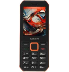 Мобильный телефон Xenium X300 черный/оранжевый моноблок 2Sim 2.8" 240x320 Nucleus 0.3Mpix GSM900/1800 MP3 FM microSD max32Gb