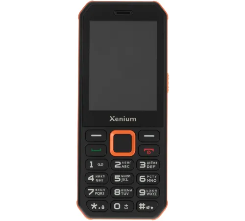 Мобильный телефон Xenium X300 черный/оранжевый моноблок 2Sim 2.8" 240x320 Nucleus 0.3Mpix GSM900/1800 MP3 FM microSD max32Gb