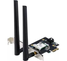 Сетевой адаптер Wi-Fi + Bluetooth Asus PCE-BE6500 BE6500 PCI Express 2ант.