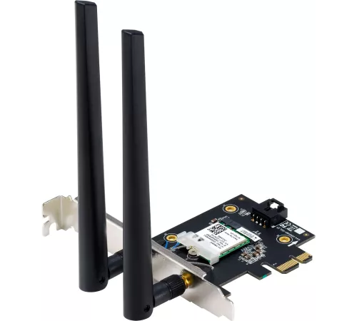 Сетевой адаптер Wi-Fi + Bluetooth Asus PCE-BE6500 BE6500 PCI Express 2ант.