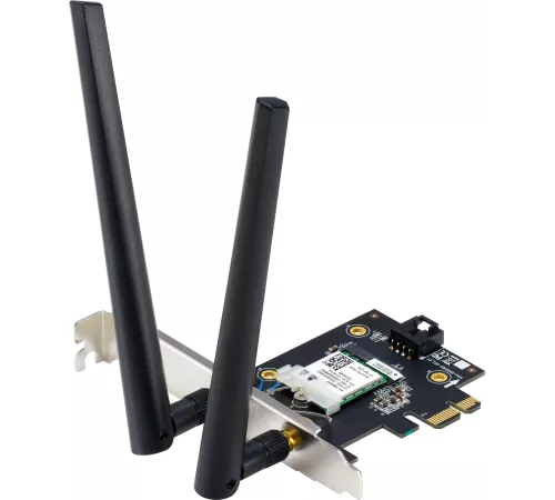 Сетевой адаптер Wi-Fi + Bluetooth Asus PCE-BE6500 BE6500 PCI Express 2ант.