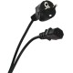 Кабель компьютер - розетка 220V <3.0м> (Европейский стандарт) <TP021-3.0-BK> VCOM Telecom TP021-3.0-BK