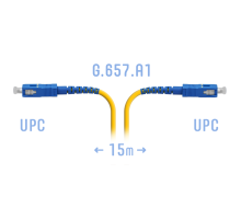 Патчкорд оптический SC/UPC SM G.657.A1 15 метров