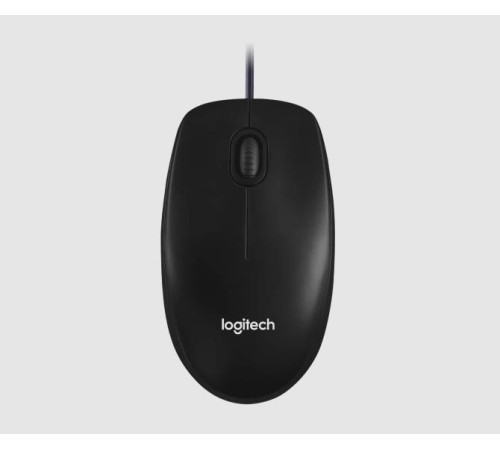 Мышка USB OPTICAL WIRED M100R DARK/GREY 910-006765 LOGITECH