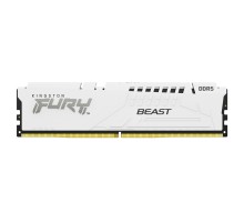 Память оперативная/ Kingston 64GB 5600MT/s  DDR5 CL40 DIMM (Kit of 2) FURY Beast White XMP
