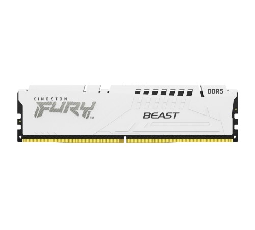 Память оперативная/ Kingston 64GB 5600MT/s  DDR5 CL40 DIMM (Kit of 2) FURY Beast White XMP