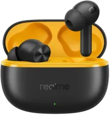 Гарнитура внутриканальные Realme Buds T200 Lite черный беспроводные bluetooth в ушной раковине (6941764454491)