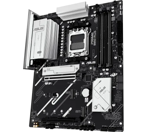 Материнская плата Asus PRIME B850-PLUS SocketAM5 AMD B850 4xDDR5 ATX AC`97 8ch(7.1) 2.5Gg RAID+HDMI+DP