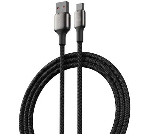 Кабель Romoss CB303A 1746962 USB (m)-USB Type-C (m) 2м черный Кабель Romoss CB303A 1746962 USB (m)-USB Type-C (m) 2м черный