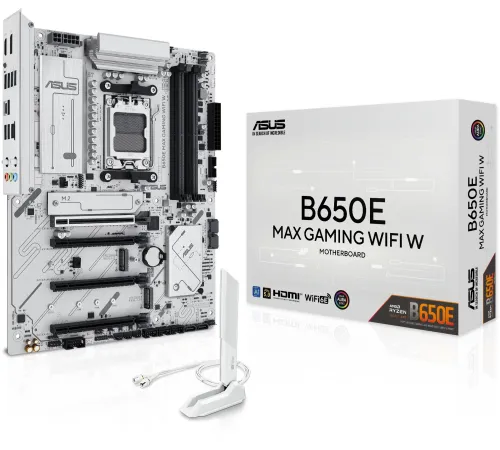 Материнская плата Asus B650E MAX GAMING WIFI W SocketAM5 AMD B650 4xDDR5 ATX AC`97 8ch(7.1) 2.5Gg RAID+HDMI+DP