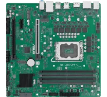 Материнская плата ASUS PRO Q870M-C-CSM, LGA1851, Q870, 4*DDR5, 4*SATA, 2*M.2, 3*USB 3.2, 2*USB 2.0, Type-C, 2*PCIx16, 1*PCIx1, 2*DP+VGA, mATX; 90MB1KEP-M0EAYC