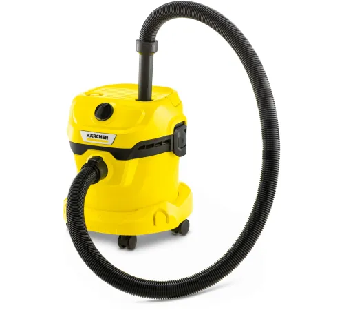 Строительный пылесос Karcher WD 2 Plus V-12/6/18/C Home 1000Вт (уборка: сухая) желтый Строительный пылесос Karcher WD 2 Plus V-12/6/18/C Home 1000Вт (уборка: сухая) желтый