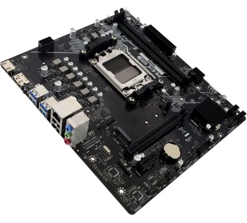 Материнская плата Biostar A620MS SocketAM5 AMD A620 2xDDR5 mATX AC`97 8ch(7.1) GbLAN RAID+HDMI+DP