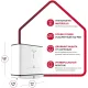 Водонагреватель Ariston Velis Tech Inox PW ABSE 2K 30 2.5кВт 30л электрический настенный/белый