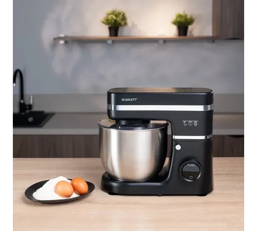 Миксер планетарный Scarlett SC-SM10S53 1800Вт черный