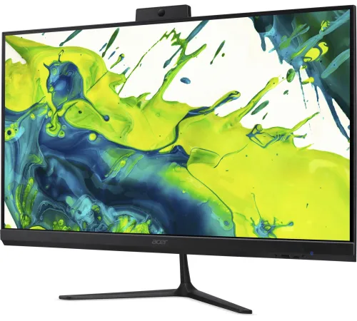 Моноблок Acer Aspire C27-2E14U5UNL 27" Full HD Core Ultra 5 125U (1.3) 16Gb SSD512Gb Graphics CR Eshell GbitEth WiFi BT 65W клавиатура мышь Cam черный 1920x1080