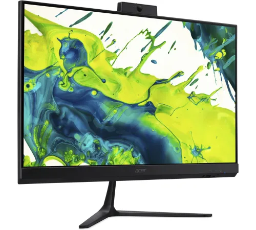 Моноблок Acer Aspire C24-2G 23.8" Full HD N150 16Gb SSD512Gb Graphics CR Eshell GbitEth WiFi BT 60W клавиатура мышь Cam черный 1920x1080