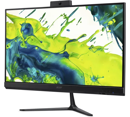 Моноблок Acer Aspire C24-2G 23.8" Full HD N150 16Gb SSD512Gb Graphics CR Eshell GbitEth WiFi BT 60W клавиатура мышь Cam черный 1920x1080