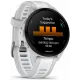 Смарт-часы Garmin Forerunner 165 AMOLED корп.черный/белый рем.белый (010-02863-21)
