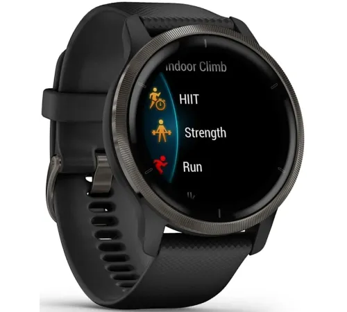 Смарт-часы Garmin Venu 2 AMOLED корп.черный рем.черный (010-02430-11) Смарт-часы Garmin Venu 2 AMOLED корп.черный рем.черный (010-02430-11)