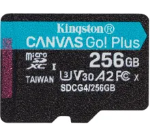 Флеш карта microSDXC 256GB Kingston SDCG4/256GBSP Canvas Go! Plus V10 A2 w/o adapter
