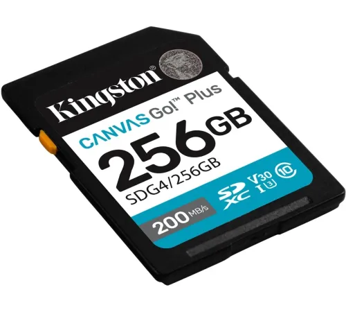 Флеш карта SDXC 256GB Kingston SDG4/256GB Canvas Go! Plus V30 + adapter
