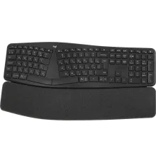 Клавиатура Logitech K860 черный USB беспроводная BT Multimedia Ergo (подставка для запястий) (920-010359)