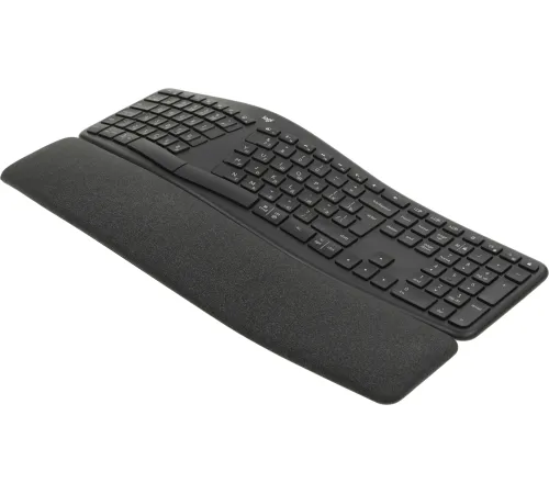 Клавиатура Logitech K860 черный USB беспроводная BT Multimedia Ergo (подставка для запястий) (920-010359)