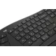 Клавиатура Logitech K860 черный USB беспроводная BT Multimedia Ergo (подставка для запястий) (920-010359)