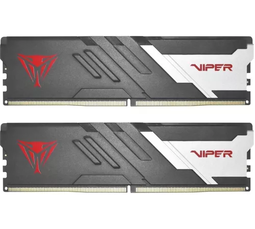 Оперативная память Patriot Memory Viper Venom, DDR5, 64GB (2x32GB), 6000 MHz, CL30, с радиатором, нет, чёрный