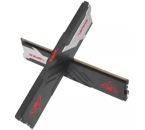 Оперативная память Patriot Memory Viper Venom, DDR5, 64GB (2x32GB), 6000 MHz, CL30, с радиатором, нет, чёрный