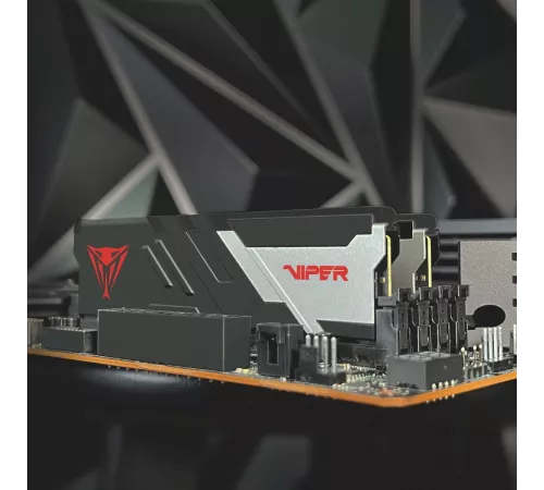 Оперативная память Patriot Memory Viper Venom, DDR5, 64GB (2x32GB), 6000 MHz, CL30, с радиатором, нет, чёрный