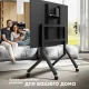 Стойка для телевизора Onkron TS2081 черный 70"-110" макс.120.5кг напольный мобильный