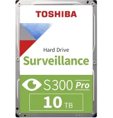 Жесткий диск Toshiba SATA-III 10TB MD10ADA10TV Surveillance S300 Pro (7200rpm) 512Mb 3.5"