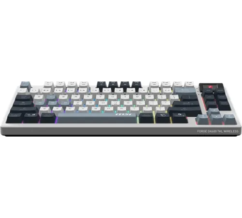 Клавиатура MSI FORGE GK600 механическая белый/синий USB Multimedia for gamer LED (S11-43RUP01-HH9)