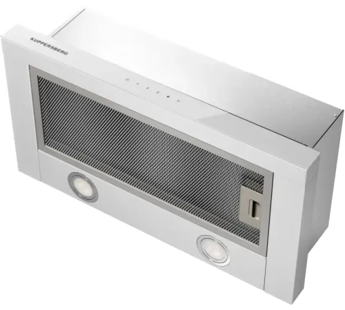 Вытяжка встраиваемая Kuppersberg High-Tech Slimtouch 60 W белый управление: кнопочное (1 мотор) Вытяжка встраиваемая Kuppersberg High-Tech Slimtouch 60 W белый управление: кнопочное (1 мотор)
