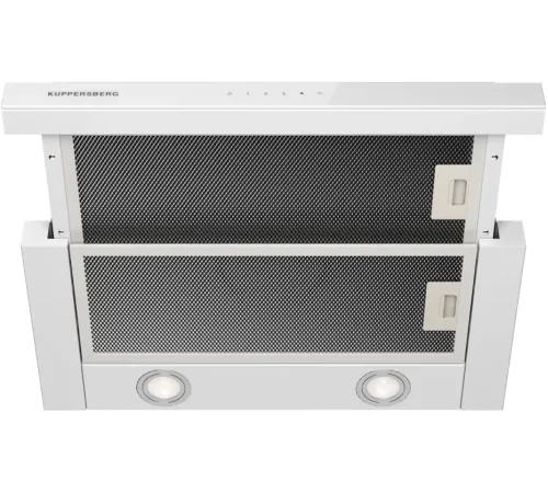 Вытяжка встраиваемая Kuppersberg High-Tech Slimtouch 60 W белый управление: кнопочное (1 мотор) Вытяжка встраиваемая Kuppersberg High-Tech Slimtouch 60 W белый управление: кнопочное (1 мотор)