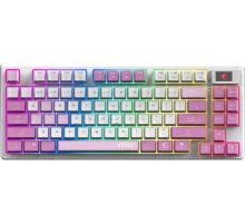 Клавиатура MSI FORGE GK600 механическая белый/фиолетовый USB Multimedia for gamer LED (S11-43RUQ01-HH9)
