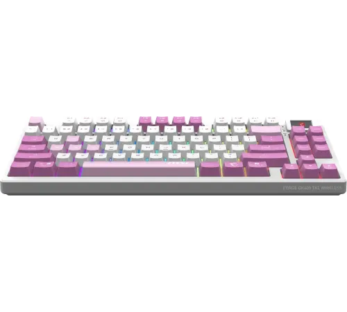 Клавиатура MSI FORGE GK600 механическая белый/фиолетовый USB Multimedia for gamer LED (S11-43RUQ01-HH9) Клавиатура MSI FORGE GK600 механическая белый/фиолетовый USB Multimedia for gamer LED (S11-43RUQ01-HH9)