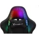 Кресло игровое Knight Wolf RGB черный крестов. пластик