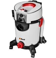 Bort Пылесос для сухой и влажной уборки BAX-500E {Расход воздуха 50 л/сек; 94 л/сек; Вместимость бака 20 л; Мощность 1400 Вт; Пылесос для влажной уборки ;гарантия 2 г} [93418095]