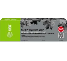 Картридж перезаправляемый струйный Cactus CS-R-PFI107MBK-CHIP (260мл) для Canon imageProGRAF iPF670/680/685/770/780/785 с чипом