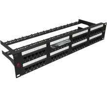 Патч-панель Sysmatrix PP 1902U.S485EU.M 19" 2U 48xRJ45 кат.5E UTP