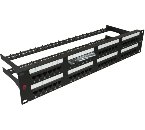 Патч-панель Sysmatrix PP 1902U.S485EU.M 19" 2U 48xRJ45 кат.5E UTP