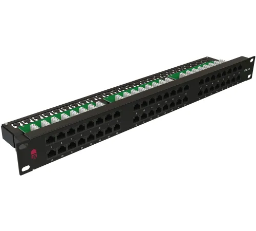 Патч-панель Sysmatrix PP 1901U.S485EU.M 19" 1U 48xRJ45 кат.5E