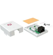 Розетка Sysmatrix SB 15EU.WH комп.RJ45 1 кат.5E UTP бел.