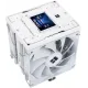 Устройство охлаждения(кулер) Thermalright Burst Assassin Vision 120 Soc-AM5/AM4/1200/1700/1851 белый 4-pin 25.6dB Al+Cu LCD Ret (BA120-VISION-WH)