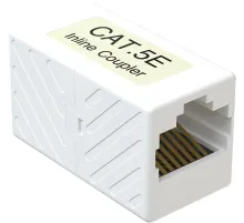 Адаптер Sysmatrix CC RJ45.5EU.WH проходн.RJ45 кат.5E бел.