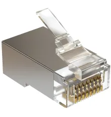 Коннектор Sysmatrix PLUG 8P8C5ES.UWRJ45 кат.5E STP прозрачный (упак.:100шт)